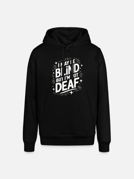 Blind blindness Visually impaired people - Stanley/Stella SOUNDER Unisex Hoodie - black