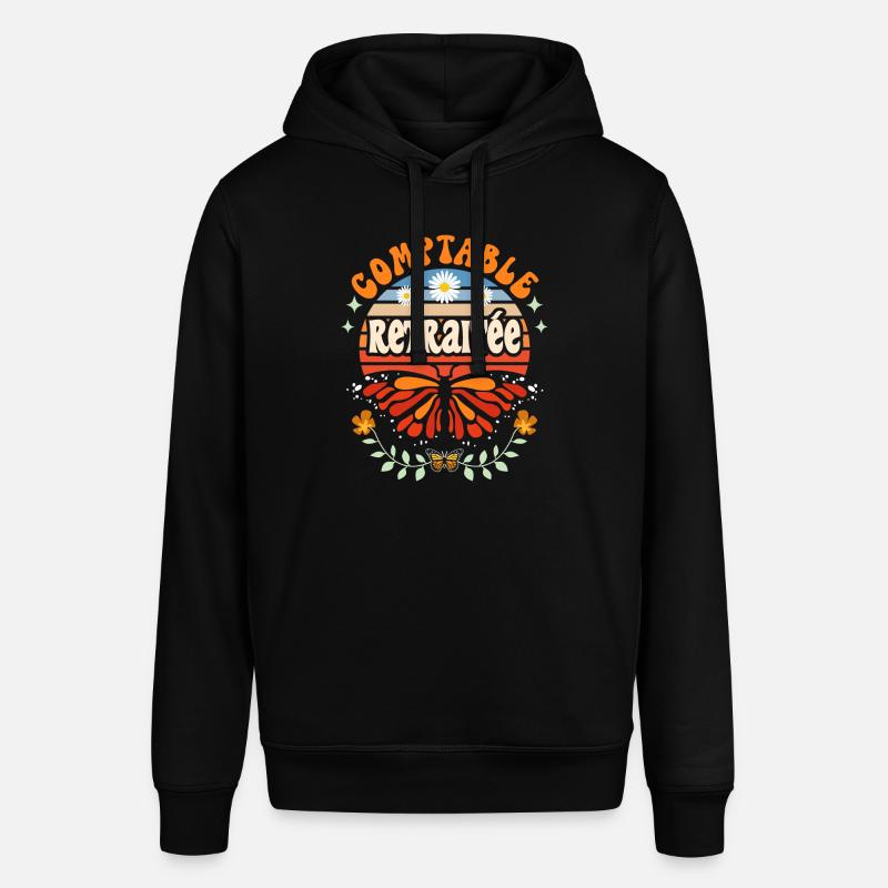 Retro Cadeau Retraite Comptable - Sweat à capuche SOUNDER Stanley/Stella Unisexe - noir
