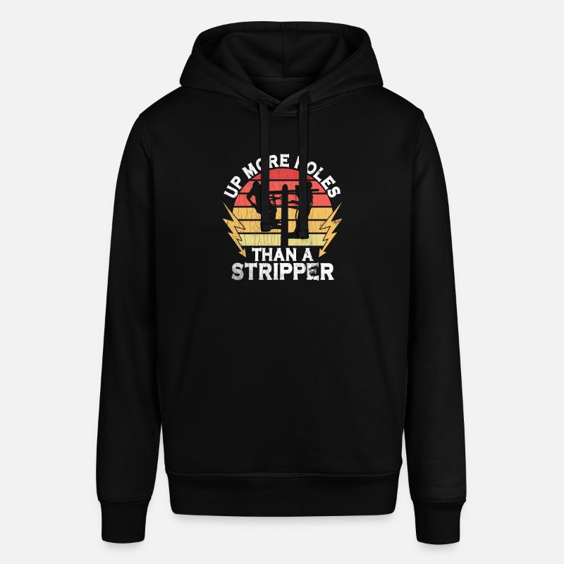 Électricien de lignes électriques - Sweat à capuche SOUNDER Stanley/Stella Unisexe - noir