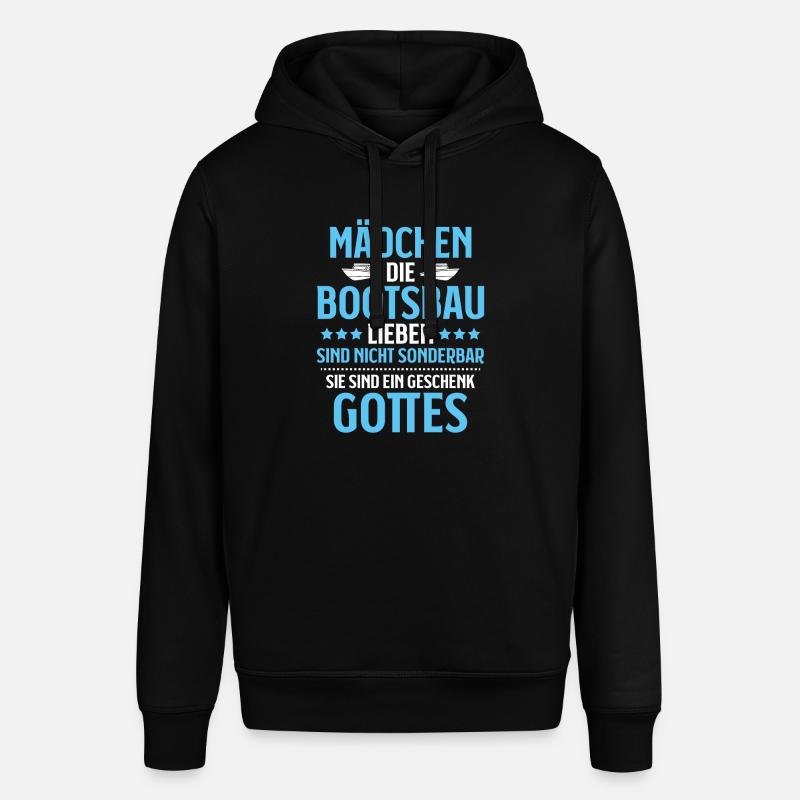 Bootsbauer Bootsbau Schiffbauer Schiffbau Boote - Stanley/Stella Unisex Hoodie SOUNDER - Schwarz