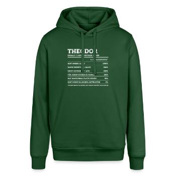 Theodor Großer Mann First Name - Stanley/Stella SOUNDER Unisex Hoodie - bottle green - Front - Alina (178cm) & Michal (187cm)