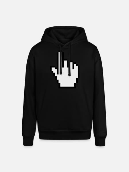 pointer / cursor - Stanley/Stella SOUNDER Unisex Hoodie - black