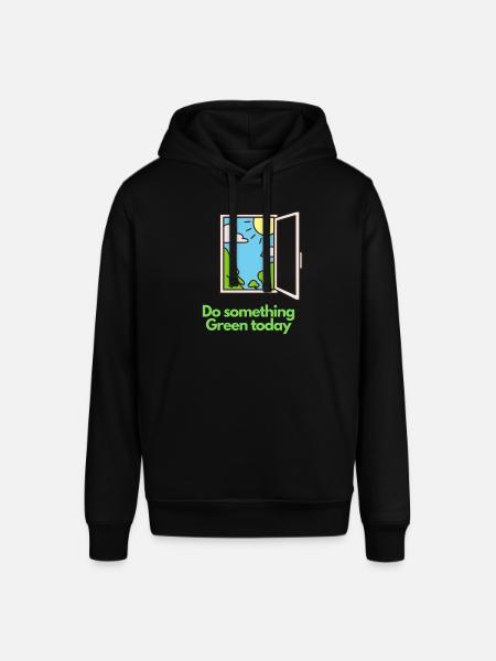 Do something Green today! - Stanley/Stella SOUNDER Unisex Hoodie - black