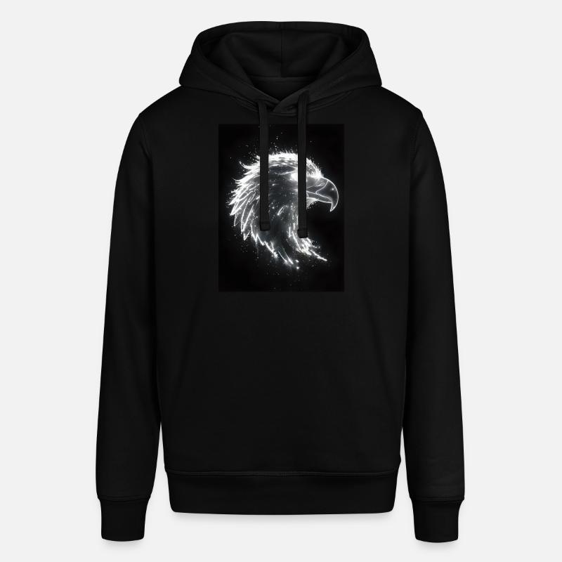 Eagle Silhouette Light Gift - Sweat à capuche SOUNDER Stanley/Stella Unisexe - noir