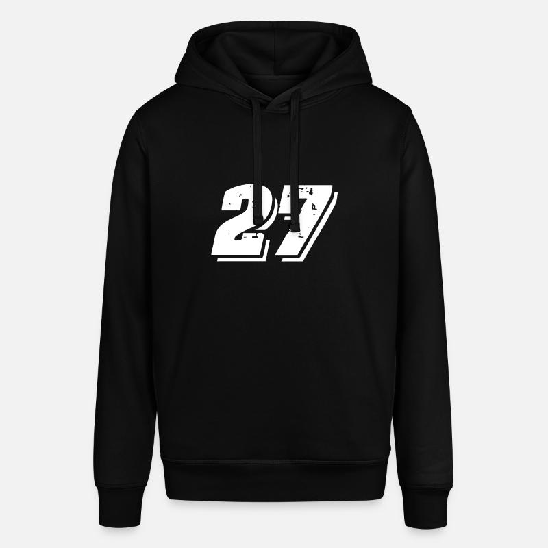 Symbole numérique 27 - Sweat à capuche SOUNDER Stanley/Stella Unisexe - noir