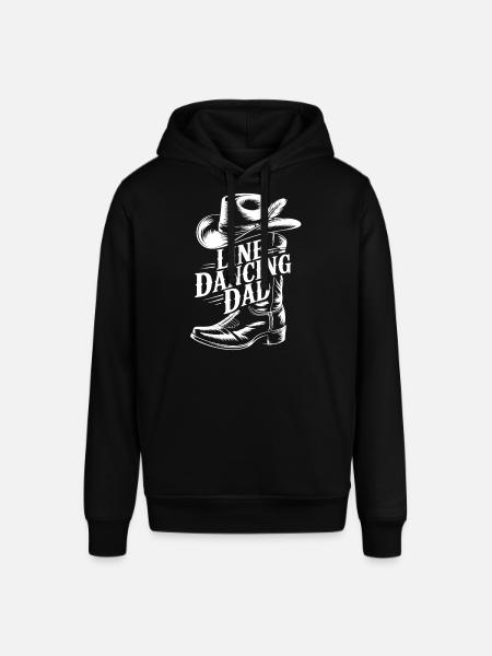 Linedancing Dad Cowboy Motiv - Stanley/Stella Unisex Hoodie SOUNDER - Schwarz