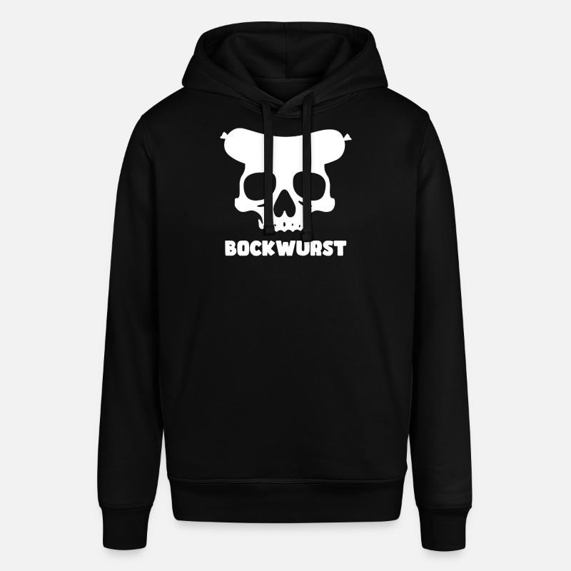 Graphique de crâne de Bockwurst - Sweat à capuche SOUNDER Stanley/Stella Unisexe - noir