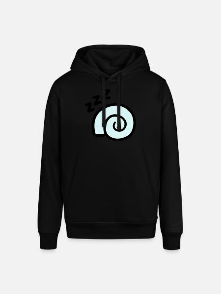 Sleeping snail - Stanley/Stella SOUNDER Unisex Hoodie - black