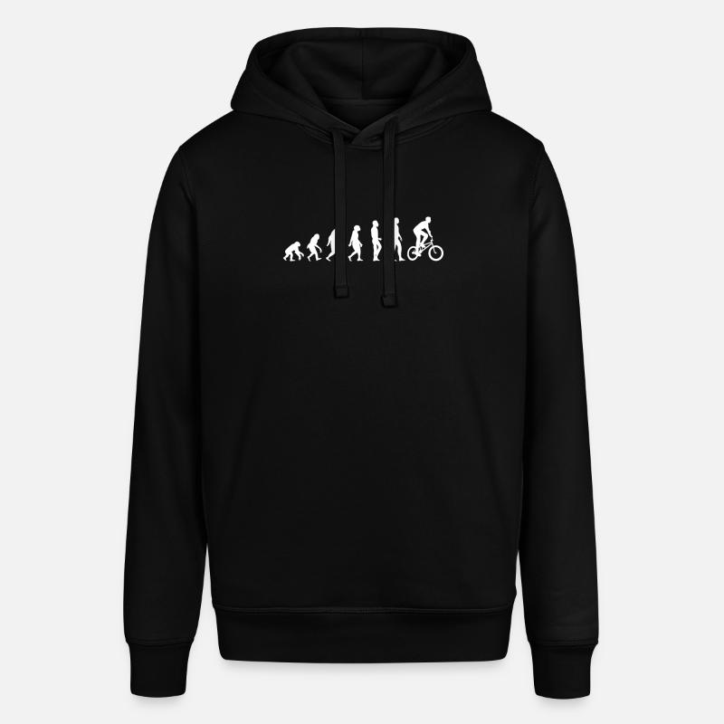 Evolution Radfahrer - Stanley/Stella Unisex Hoodie SOUNDER - Schwarz