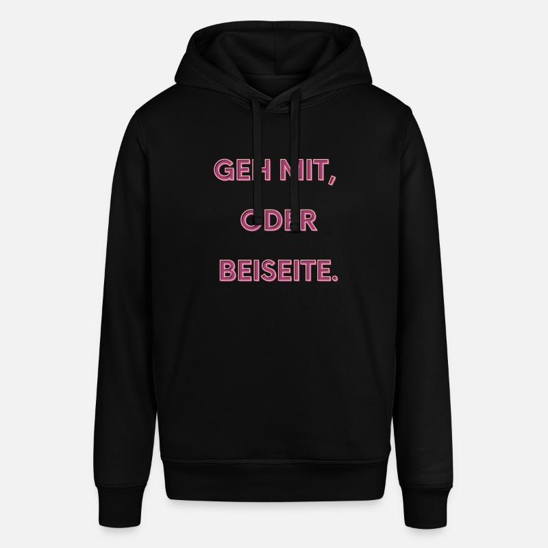 Geh mit oder beiseite - Stanley/Stella Unisex Hoodie SOUNDER - Schwarz