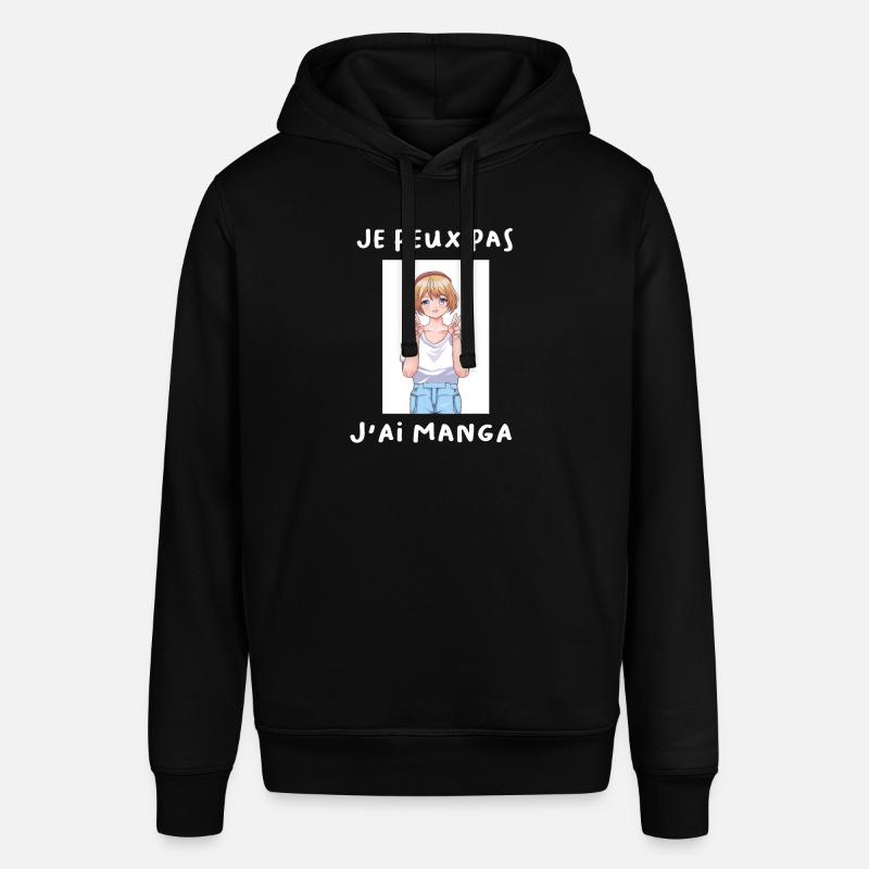 Idée cadeau Manga - Sweat à capuche SOUNDER Stanley/Stella Unisexe - noir