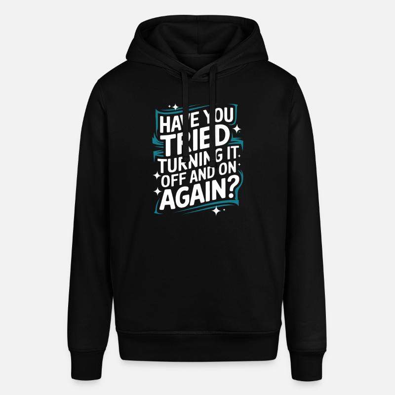 Technischer Support Computerfreak Nerd - Stanley/Stella Unisex Hoodie SOUNDER - Schwarz