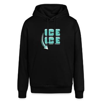Pregnancy Announcement - Stanley/Stella SOUNDER Unisex Hoodie - black - Front - Alina (178cm) & Michal (187cm)