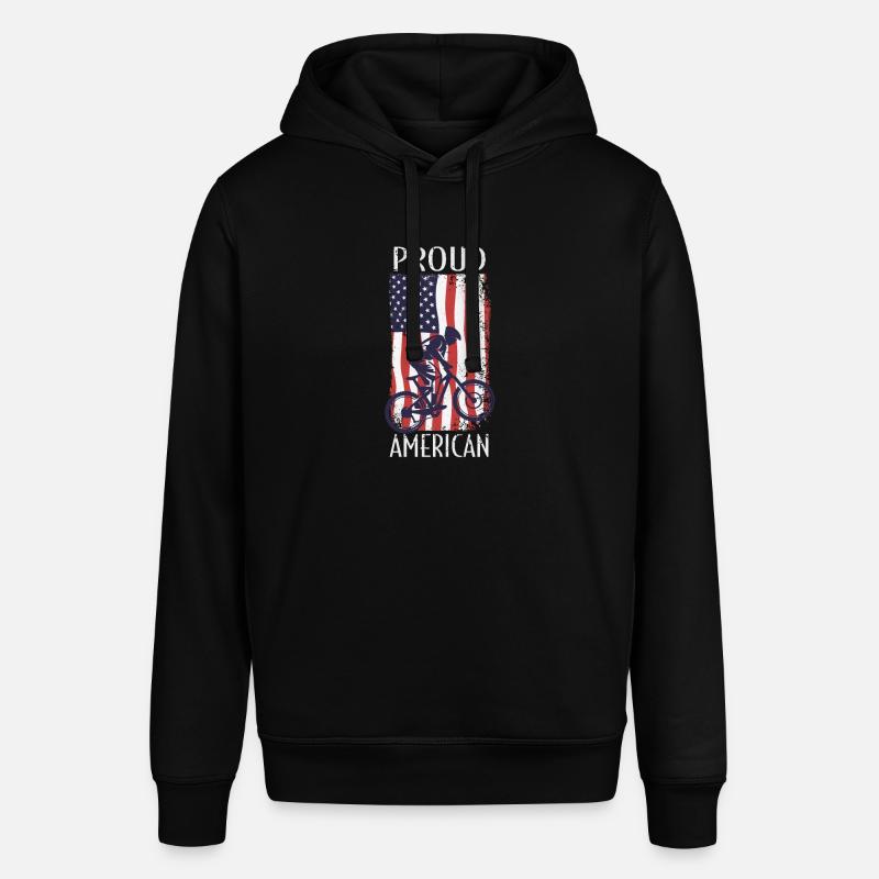 Drapeau américain Descente - Sweat à capuche SOUNDER Stanley/Stella Unisexe - noir
