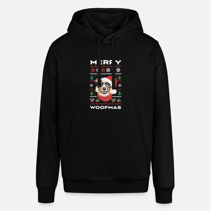 Berger australien Joyeux Noël - Sweat à capuche SOUNDER Stanley/Stella Unisexe - noir