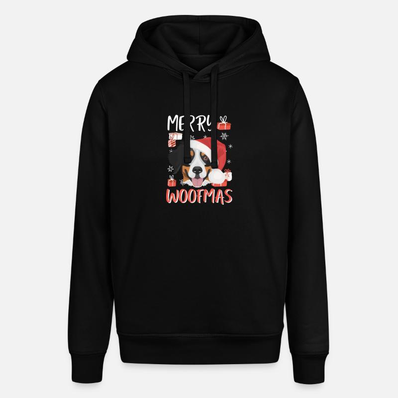 Bouvier Bernois Joyeux Noël - Sweat à capuche SOUNDER Stanley/Stella Unisexe - noir