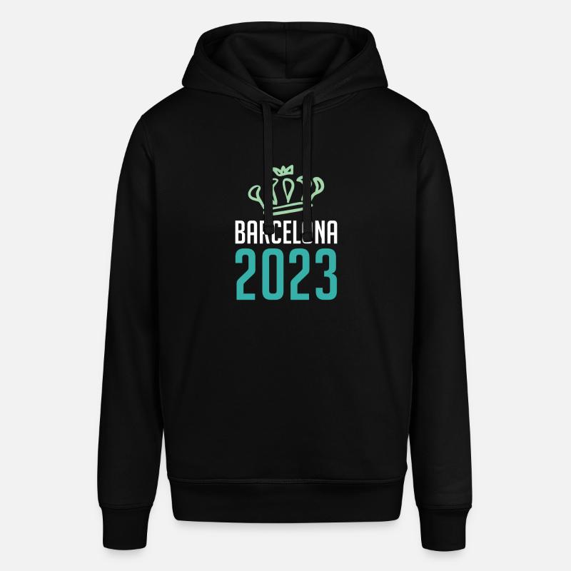 Barcelone 2023 Couronne - Sweat à capuche SOUNDER Stanley/Stella Unisexe - noir