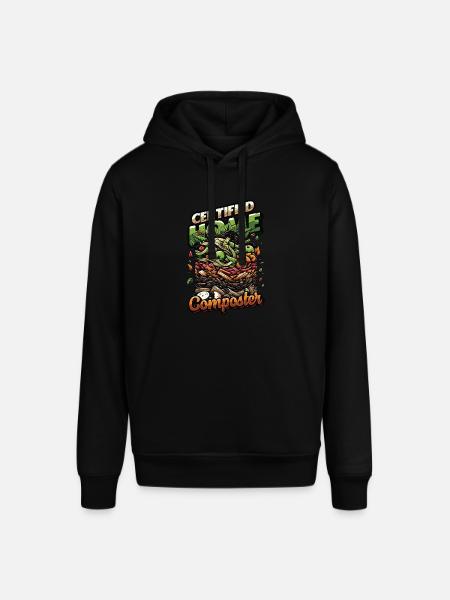 Composting Enthusiast Vermiculture Kompostierung - Stanley/Stella SOUNDER Unisex Hoodie - black