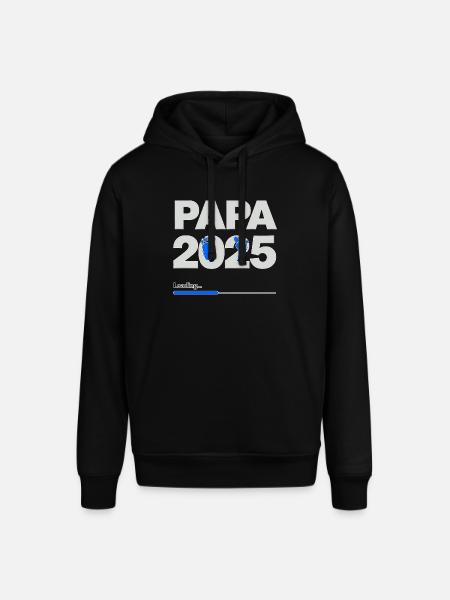 Dad 2025 Loading Fathers Gift - Stanley/Stella SOUNDER Unisex Hoodie - black