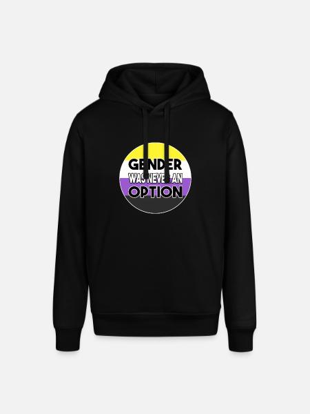 Non-binary nonbinary gender nonbinary saying - Stanley/Stella SOUNDER Unisex Hoodie - black