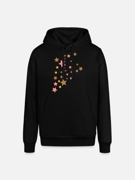 Weihnachtssterne - Stanley/Stella Unisex Hoodie SOUNDER - Schwarz