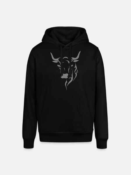 Bull's head - Stanley/Stella SOUNDER Unisex Hoodie - black