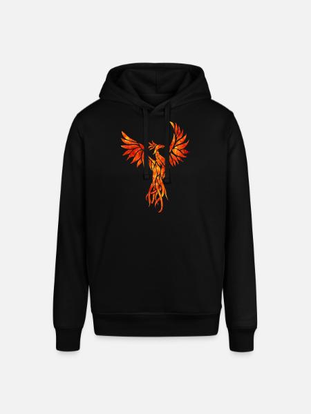 fire phoenix - Stanley/Stella SOUNDER Unisex Hoodie - black