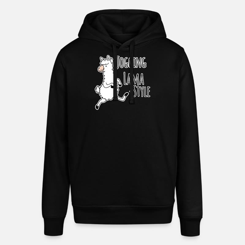 Jogging - style lama ! Idiot mais rapide ! - Sweat à capuche SOUNDER Stanley/Stella Unisexe - noir