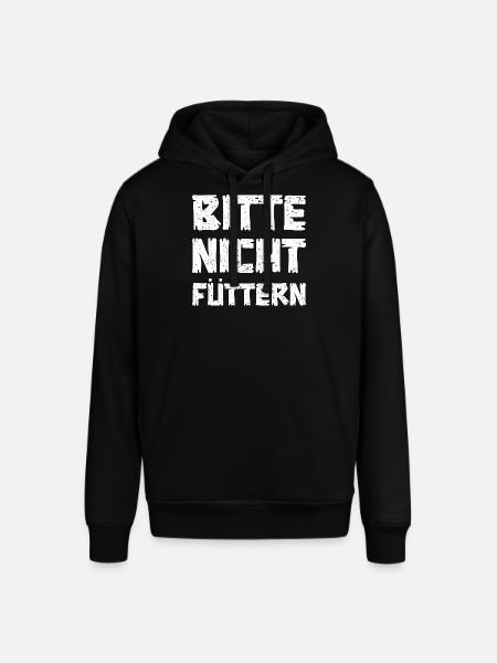 Bitte nicht füttern - Stanley/Stella Unisex Hoodie SOUNDER - Schwarz
