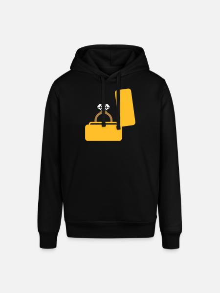 Ring wedding gift - Stanley/Stella SOUNDER Unisex Hoodie - black