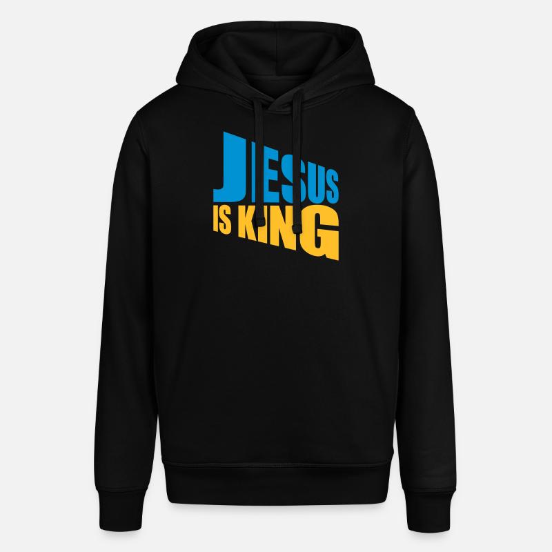 Citation de Jésus est roi - Sweat à capuche SOUNDER Stanley/Stella Unisexe - noir
