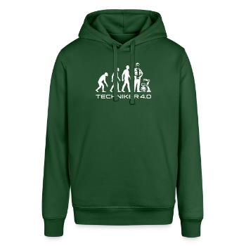 Techniker 4.0 Evolution - Stanley/Stella Unisex Hoodie SOUNDER - Flaschengrün - Vorne - Alina (178cm) & Michal (187cm)