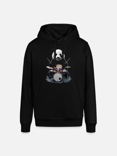 Panda Schlagzeug - Stanley/Stella Unisex Hoodie SOUNDER - Schwarz