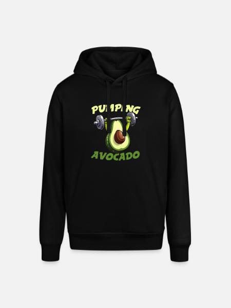 Pumping Avocado - Stanley/Stella Unisex Hoodie SOUNDER - Schwarz