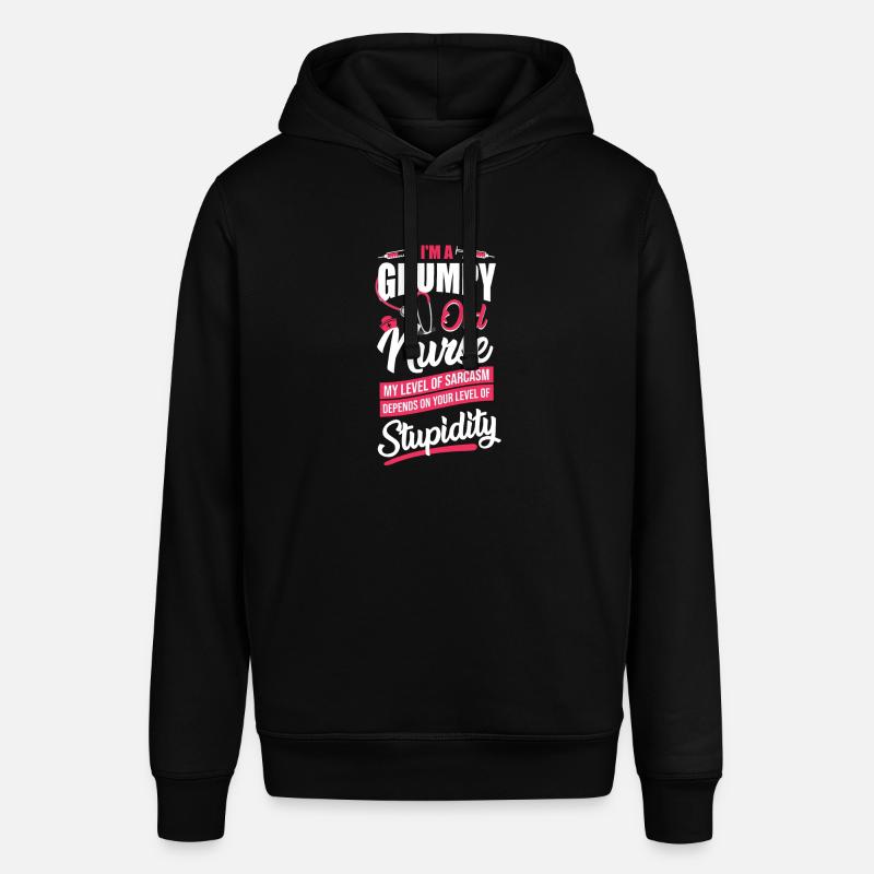 Grumpy Old Nurse - Stanley/Stella SOUNDER Unisex Hoodie - black