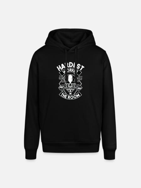 Hardest worker in the room - Stanley/Stella SOUNDER Unisex Hoodie - black