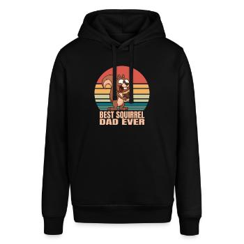 Best Squirrel Father - Stanley/Stella SOUNDER Unisex Hoodie - black - Front - Alina (178cm) & Michal (187cm)