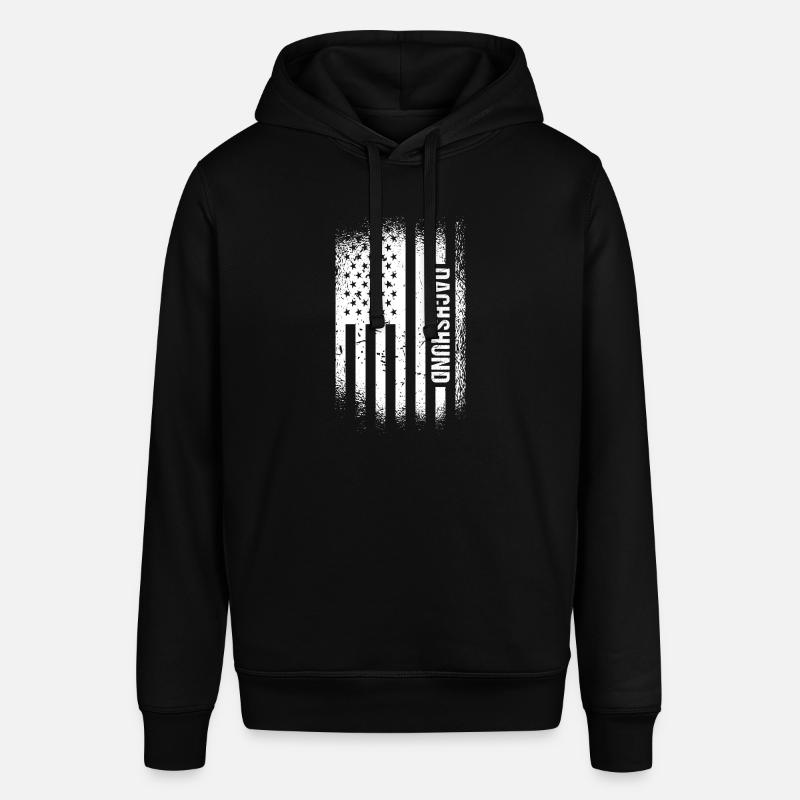 Drapeau du teckel américain - Sweat à capuche SOUNDER Stanley/Stella Unisexe - noir