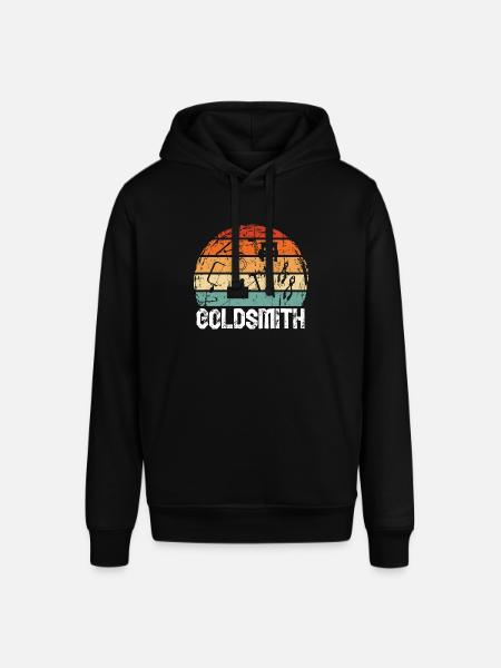 Goldsmith jeweler gift idea - Stanley/Stella SOUNDER Unisex Hoodie - black