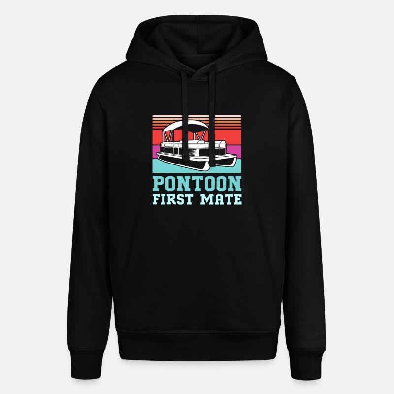 Pontonboot Boot Boote - Stanley/Stella Unisex Hoodie SOUNDER - Schwarz