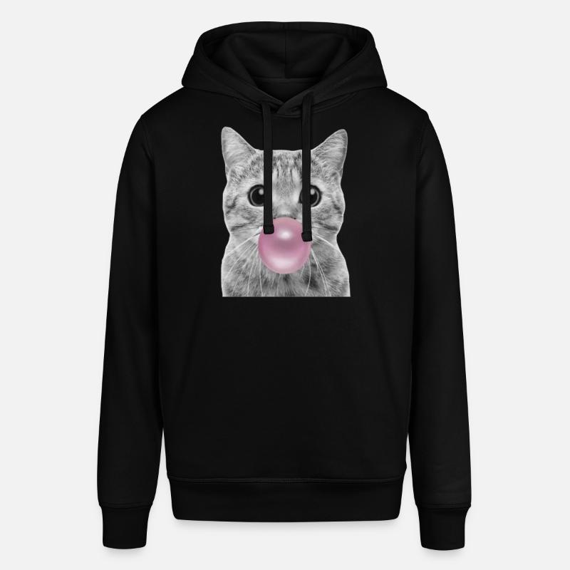 Chat bulle - Sweat à capuche SOUNDER Stanley/Stella Unisexe - noir