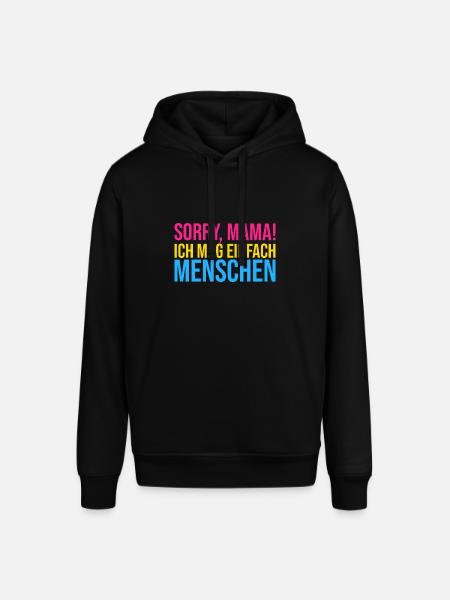 Pansexuell Regenbogenflagge - Stanley/Stella Unisex Hoodie SOUNDER - Schwarz