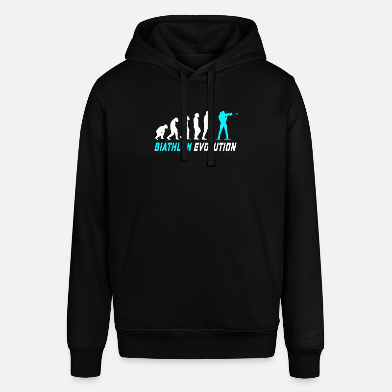 Conception / idée cadeau Evolution biathlon - Sweat à capuche SOUNDER Stanley/Stella Unisexe - noir