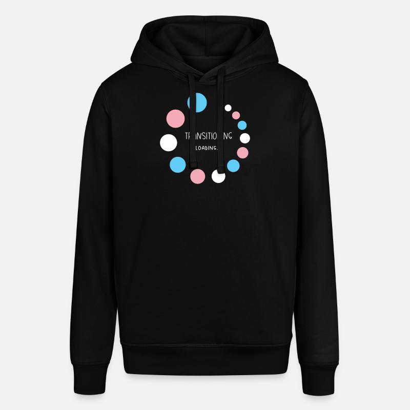 Pride Month - Transitioning... Loading - Stanley/Stella SOUNDER Unisex Hoodie - black