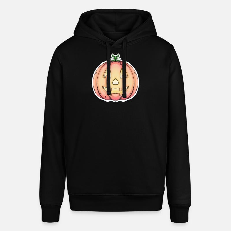 Conception de citrouille d’Halloween Jack-o'-Lantern - Sweat à capuche SOUNDER Stanley/Stella Unisexe - noir