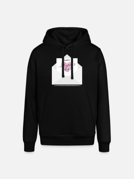 About happy valentine - Stanley/Stella SOUNDER Unisex Hoodie - black