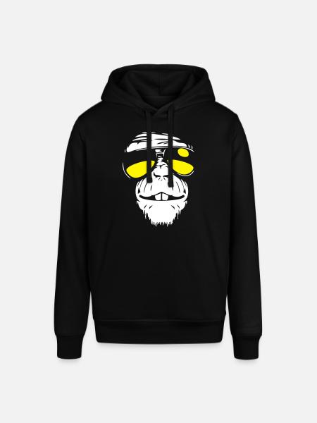 Cool Monkey - Singe cool - Sweat à capuche SOUNDER Stanley/Stella Unisexe - noir