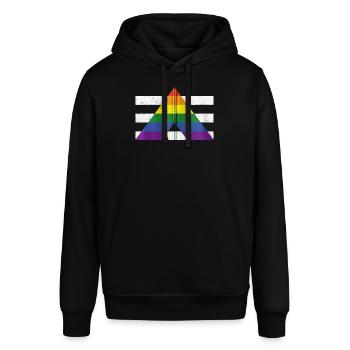 Drapeau de fierté gay allié LGBT pour hétéro - Sweat à capuche SOUNDER Stanley/Stella Unisexe - noir - Devant - Alina (178cm) & Michal (187cm)