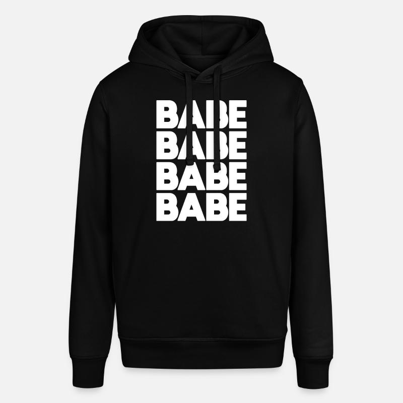 Babe babe babe babe babe babe babe - Stanley/Stella SOUNDER Unisex Hoodie - black