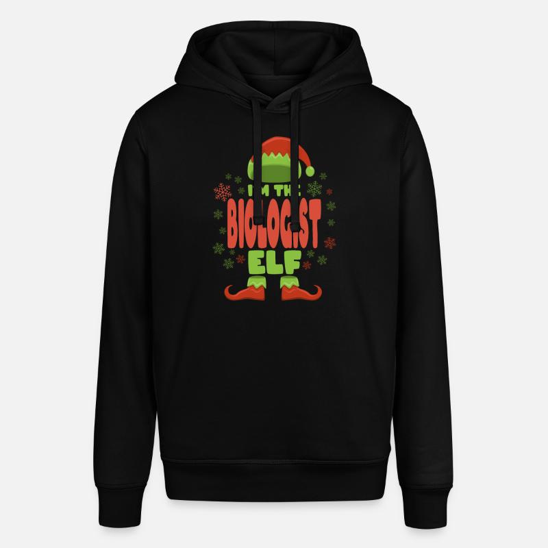 Biologiste Elfe de Noël - Sweat à capuche SOUNDER Stanley/Stella Unisexe - noir
